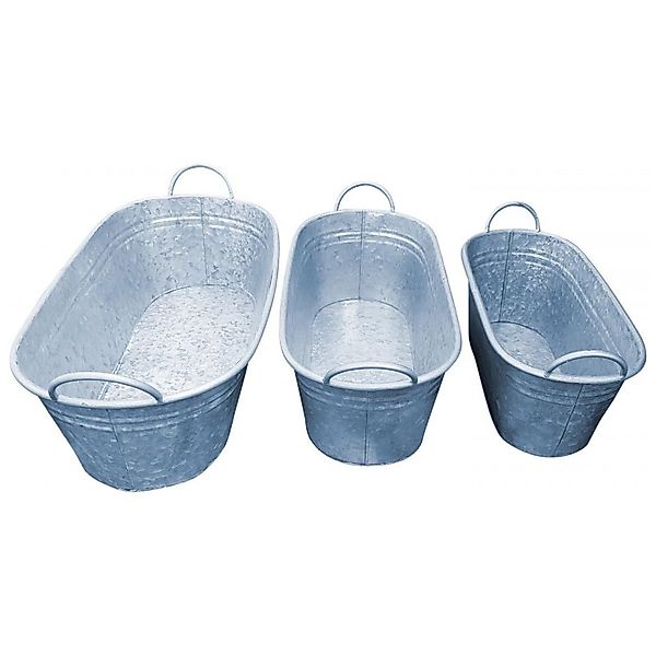 Fachhandel Plus Blumenkasten 3er Set verzinkte günstig online kaufen