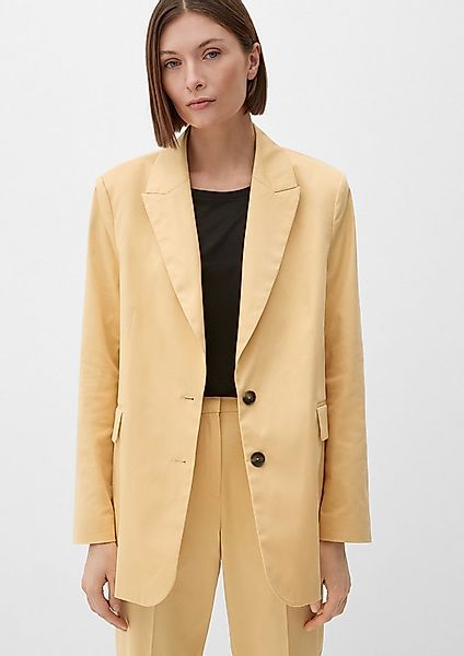 s.Oliver Jackenblazer Indoor-Blazer Blazer aus Baumwollstretch günstig online kaufen