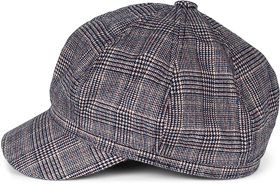 styleBREAKER Ballonmütze Bakerboy Schiebermütze Glencheck Karo günstig online kaufen