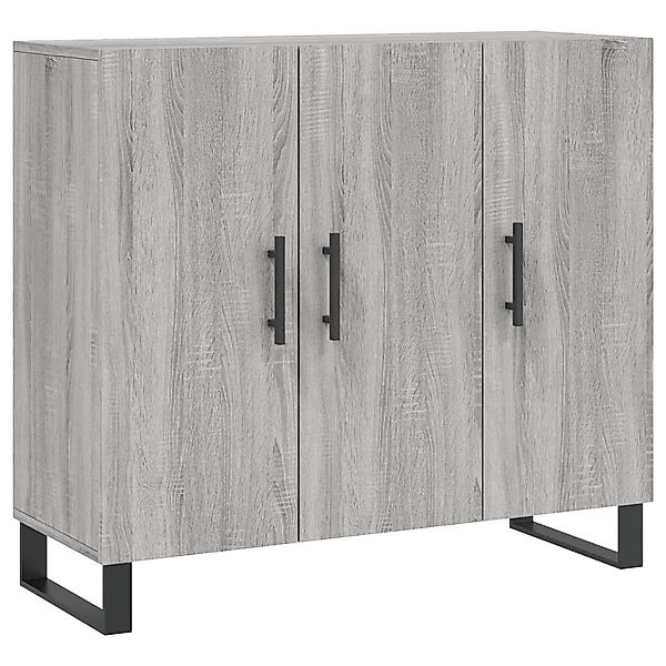 vidaXL Sideboard Sideboard Grau Sonoma 90x34x80 günstig online kaufen