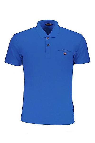 Napapijri Poloshirt Herren Kurzarm-Poloshirt Blau - Regular Fit mit günstig online kaufen