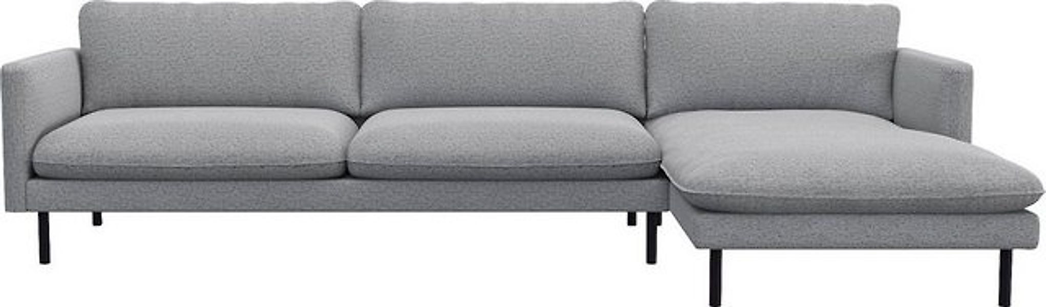 FLEXLUX Ecksofa "Bolzano, elegant und bequem, L-Form", Sitzaufbau mit Kalts günstig online kaufen