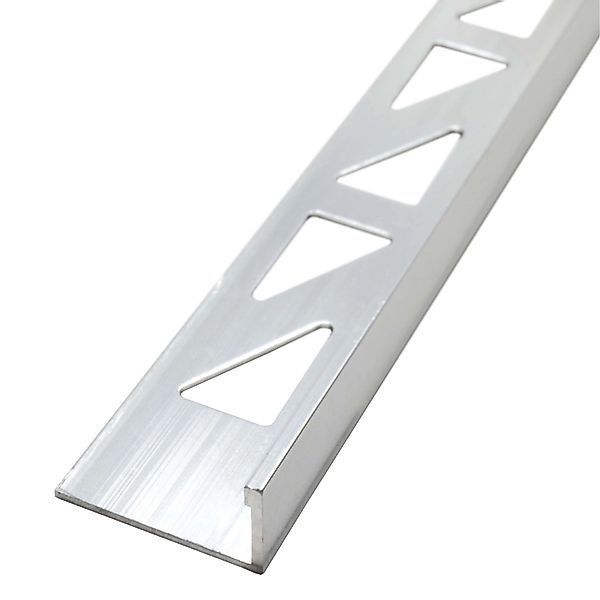 Dalsys Fliesenschiene Aluminium 2,5m x 8mm Winkelprofil Silber günstig online kaufen