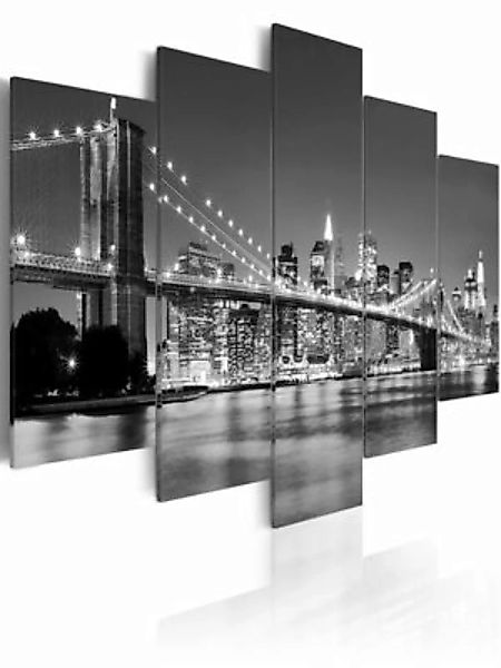 artgeist Wandbild Träume über New York schwarz/weiß Gr. 200 x 100 günstig online kaufen