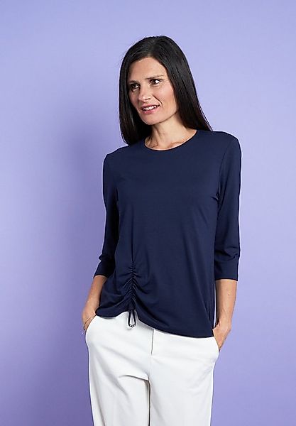 Seidel Moden 3/4-Arm-Shirt mit Raff-Detail vorne - MADE IN GERMANY günstig online kaufen