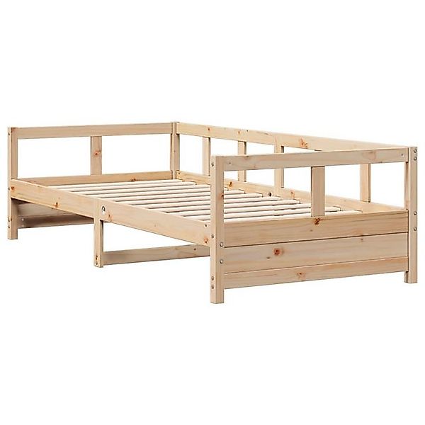 vidaXL Bett Tagesbett Natur 90x200 cm Massivholz Kiefer günstig online kaufen