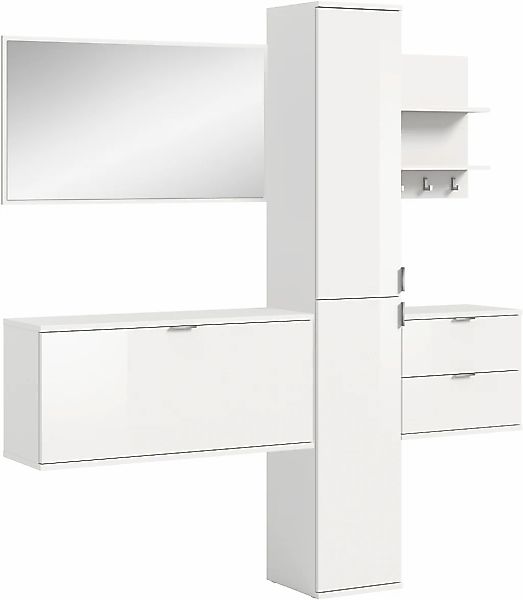 Home affaire Garderoben-Set "Trondheim Garderobenset 5-tlg., Breite 174 cm" günstig online kaufen