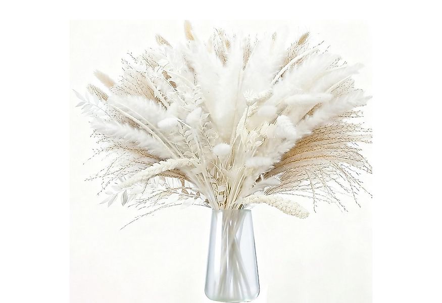 Trockenblume 70 Stück Pampasgras Getrocknet DIY 45cmTrockenblumen Deko Boho günstig online kaufen