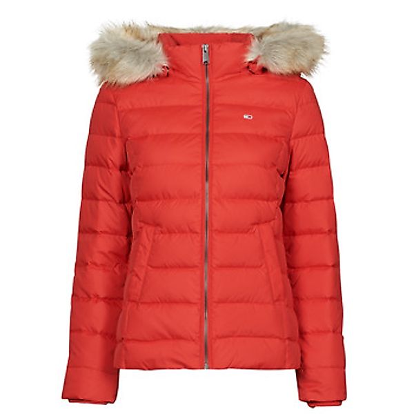 Tommy Jeans Daunenjacke BASIC HOODED DOWN JACKET mit Fellimitat an der Kapu günstig online kaufen