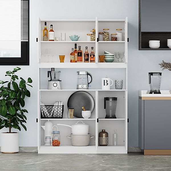 FUFU&GAGA Buffet weiß, Breite 120 cm günstig online kaufen