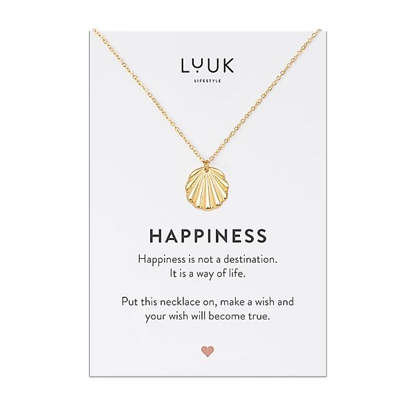 LUUK LIFESTYLE Kette mit Anhänger Muschel, günstig online kaufen