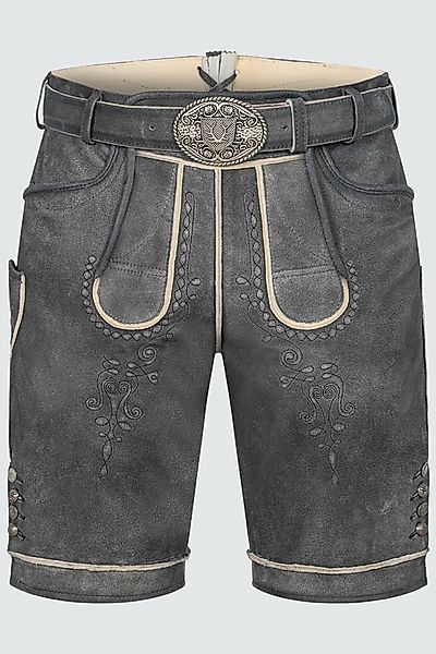 Lederhose Kuno mit Gürtel günstig online kaufen