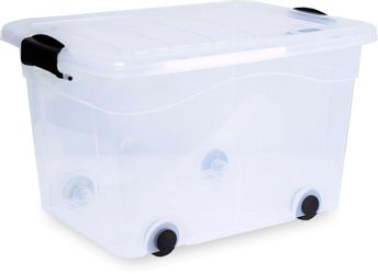 Siena Home Aufbewahrungsbox "Anzio" mit Rollen und Deckel, Kunststoff günstig online kaufen