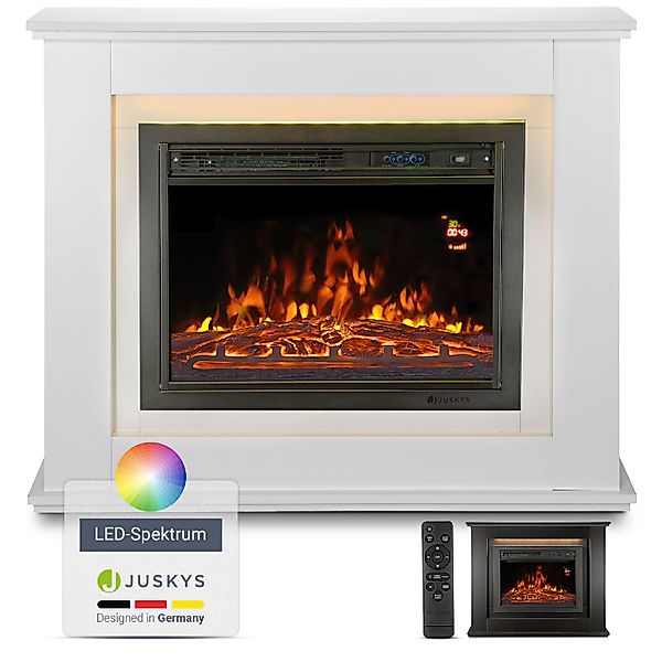 Juskys Elektrokamin, 2000 W Heizung, Flammeneffekt, günstig online kaufen