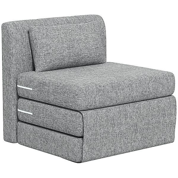 HOMCOM Sitzkissen 2-in-1 Klappbar Schlafsofa mit günstig online kaufen