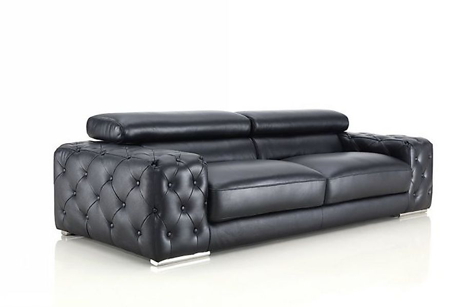 Salottini 3-Sitzer Designer XL 3er Sofa Fabrizio 3-Sitzer Leder Couch Garni günstig online kaufen