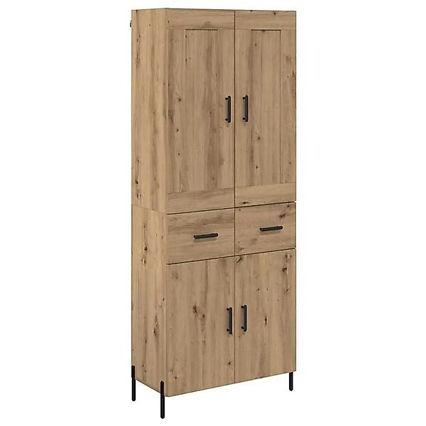 vidaXL Highboard mit Schubladen 2-Tlg Artisan-Eiche Holzwerkstoff 3415896 günstig online kaufen