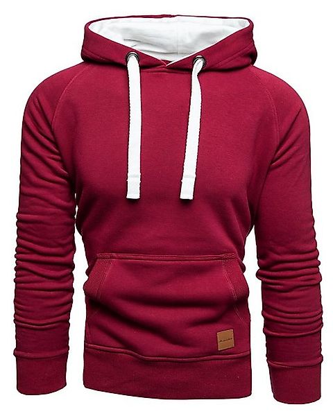 Amaci&Sons Kapuzenpullover LANSING Kapuzenpullover Herren Basic Kontrast Sw günstig online kaufen