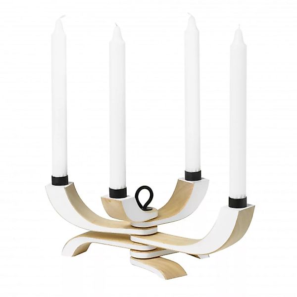 DesignHouseStockholm - Nordic Light Kerzenständer - weiß/BxH 20.5x13cm günstig online kaufen