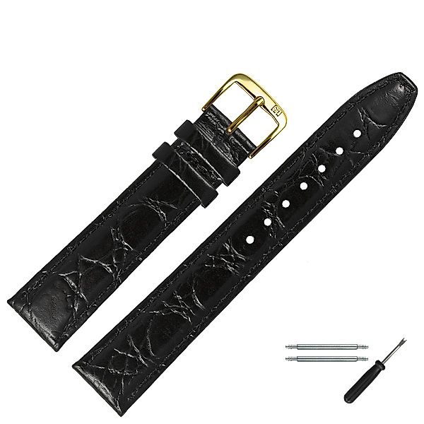 MARBURGER Uhrenarmband 14mm Leder Kroko (Caiman) günstig online kaufen