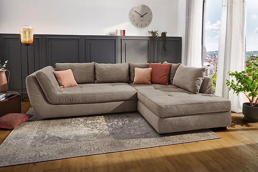 Jockenhöfer Gruppe Ecksofa »Rascasse, L-Form, Rampenotik im modernen Design günstig online kaufen