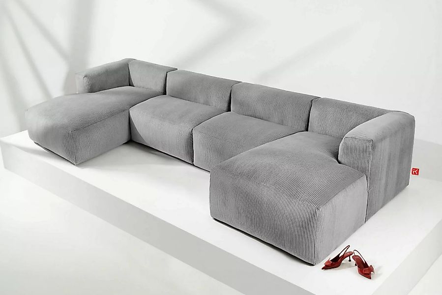 KONSIMO Wohnlandschaft BUFFO Ecksofa U-Form, hergestellt in der EU,extrem w günstig online kaufen