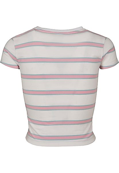URBAN CLASSICS T-Shirt "Urban Classics Damen Ladies Stripe Cropped Tee", (1 günstig online kaufen