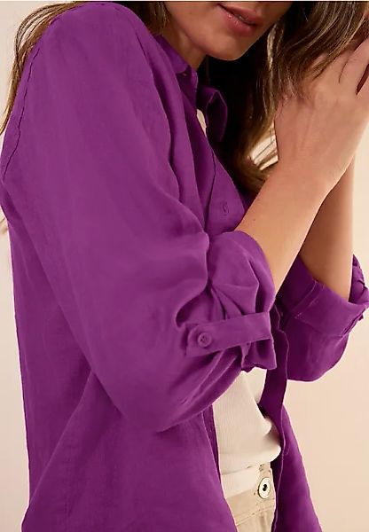 Leinen-Hemdbluse günstig online kaufen