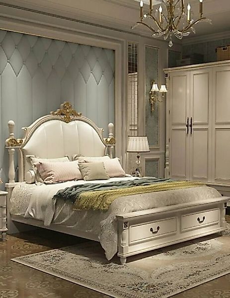 JVmoebel Bett, Bett Polster Design Luxus Doppel Hotel Betten Königliches Ba günstig online kaufen