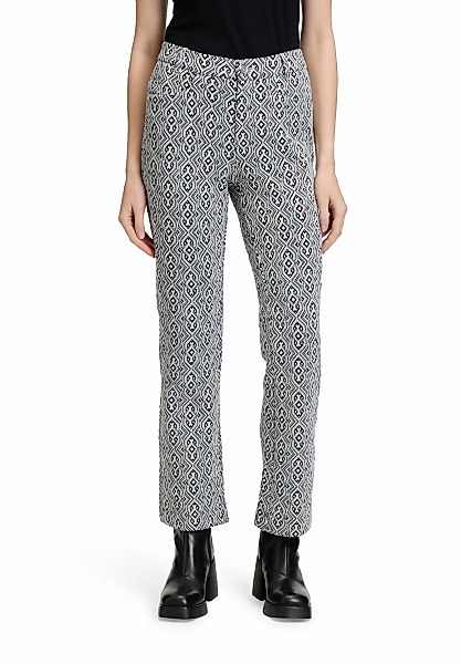 Cartoon Stretch-Hose "Damen mit Jacquard" Material günstig online kaufen
