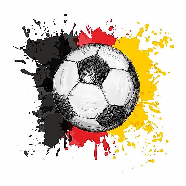 nikima Wandtattoo 110 Wandtattoo Fussball Deutschland günstig online kaufen