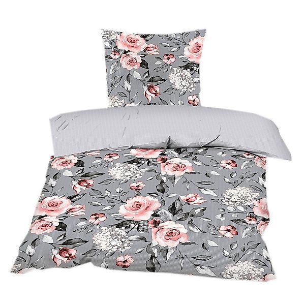Casa Colori Bettwäsche Seersucker Bettwäsche Garnitur günstig online kaufen