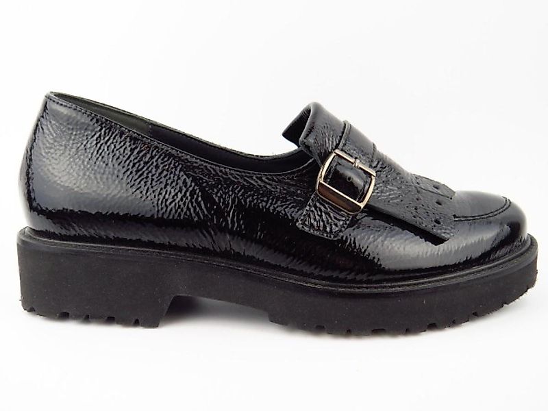 Semler Knautschlack schwarz Hochfrontpumps günstig online kaufen