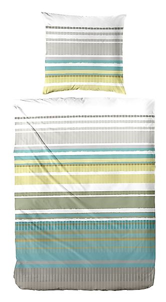 Primera Bettwäsche Perkal-Bettwäsche Summer Stripe, Perkal, günstig online kaufen