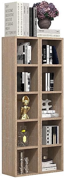 VCM Standregal Holz CD DVD Stand Aufbewahrung Deko Regal Megosa S günstig online kaufen