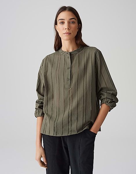 OPUS Langarmbluse FUEGA Loose mit zarter günstig online kaufen