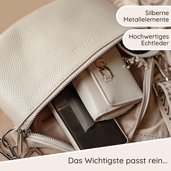 ARTVALL Umhängetasche Echtleder Handtasche Brusttasche Crossbody günstig online kaufen