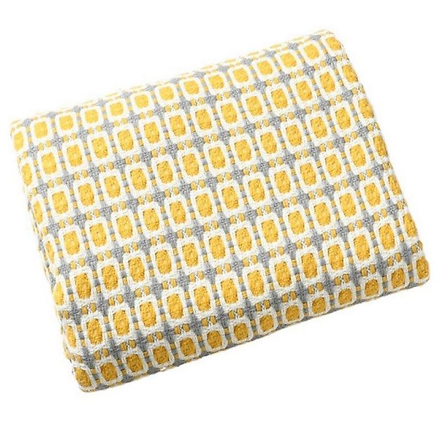 Wohndecke Thousand Bird Check Fransendecke aus Wolle Kleine Decke, HEYHIPPO günstig online kaufen