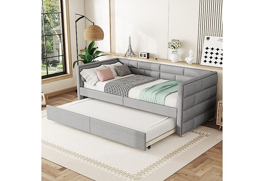 MODFU Schlafsofa Daybett Kinderbett Tagesbett Polsterbett, mit ausziehbarem günstig online kaufen