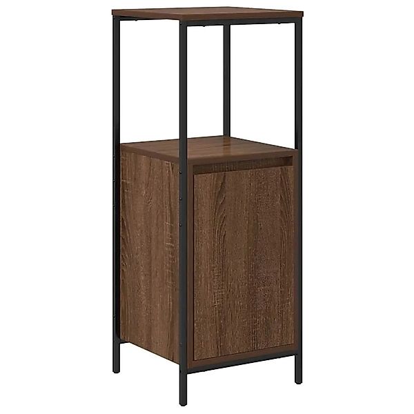vidaXL Badschrank mit Regalen Braun Eichen-Optik 36x35x95 cm 861916 günstig online kaufen