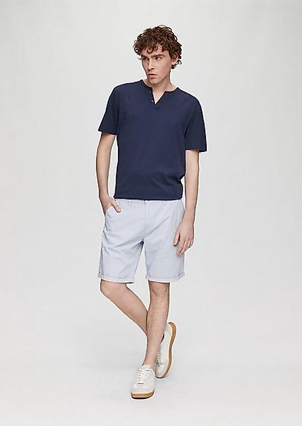 QS Cargoshorts Chino-Shorts aus Baumwolle mit fixiertem Umschlag günstig online kaufen