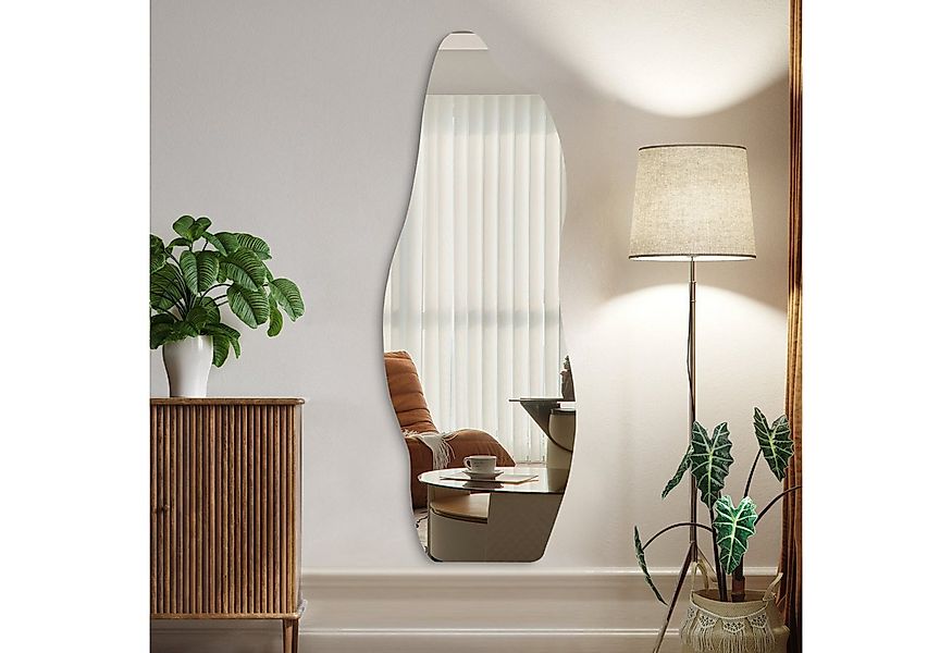 Boromal Spiegel groß Wandspiegel Asymmetrisch für Wohnzimmer Schlafzimmer F günstig online kaufen