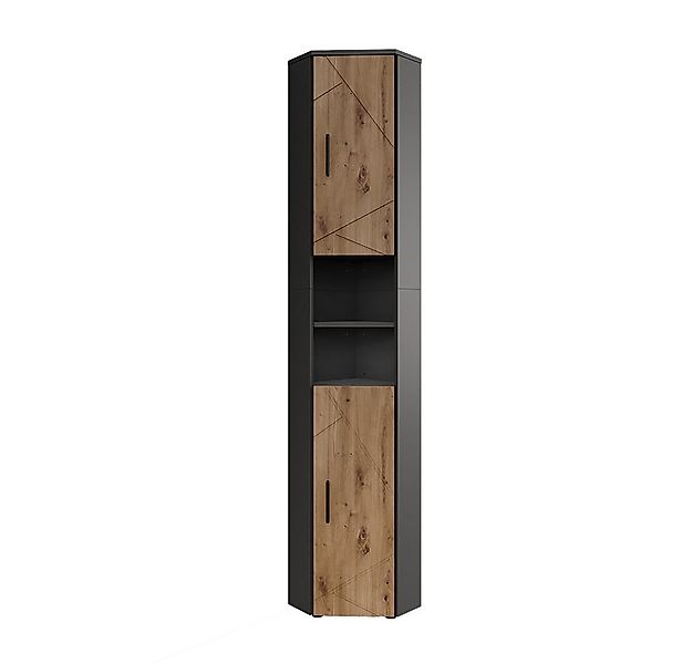 Vicco Hochschrank Irma, Anthrazit/Artisan, 33 x 192 cm mit 2 Türen (1-St) günstig online kaufen