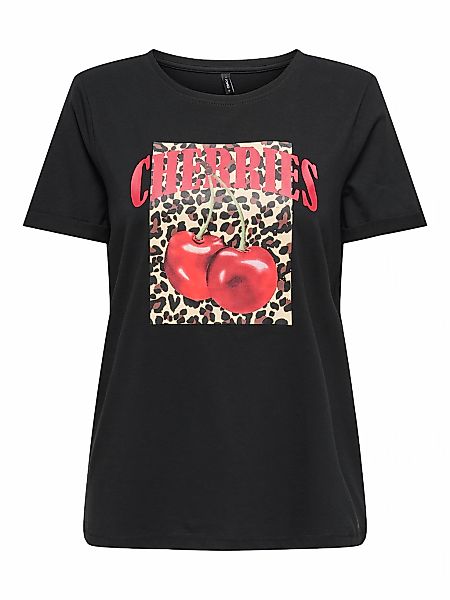 ONLY Kurzarmshirt "ONLANE LIFE S/S BERRY PRINT TOP CS JRS" günstig online kaufen