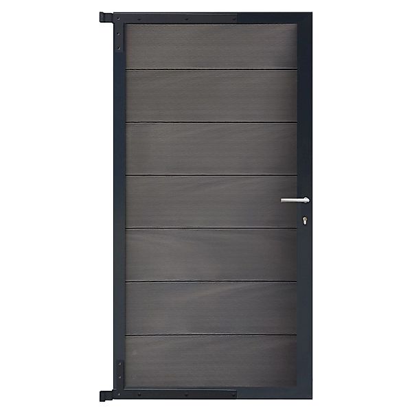 GartenLand Steckzauntor Ameland Co-extrudiert ca. 90 x 175 cm WPC Amethystg günstig online kaufen