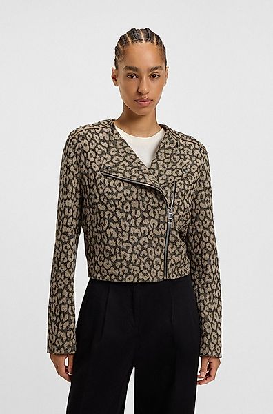 BOSS ORANGE Bikerjacke Jaleo Premium Damenmode in Cropped-Länge, Leo-Jacqua günstig online kaufen