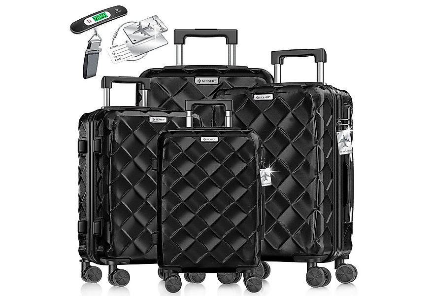 KESSER Kofferset Reisekoffer, 4-teilig ABS Hartschalenkoffer mit Zahlenschl günstig online kaufen