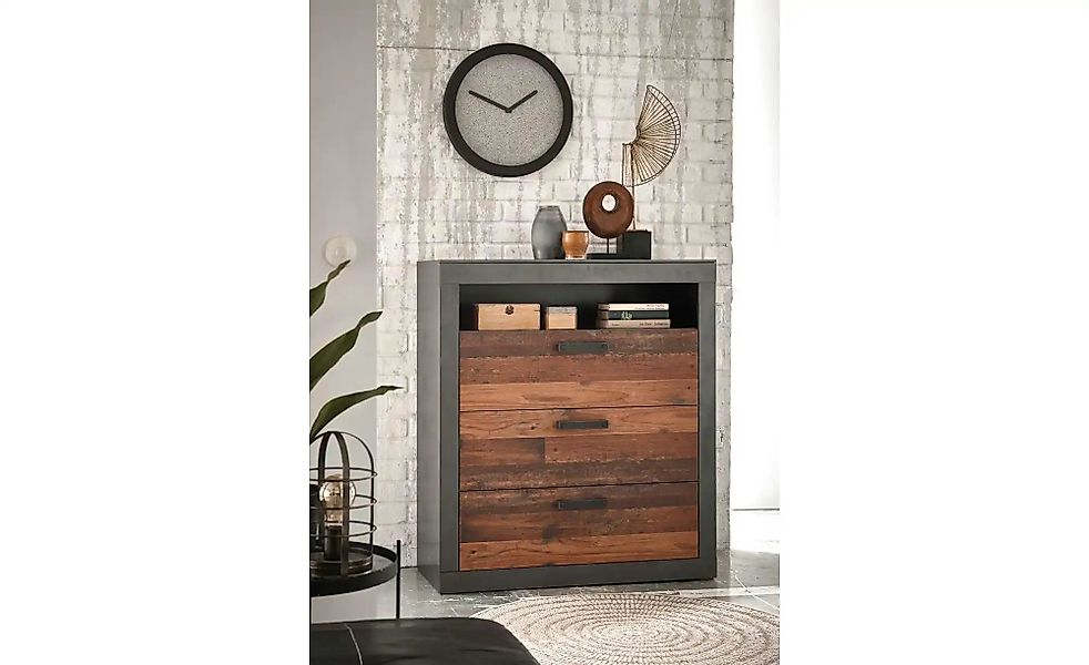 Kommode  Bilboa ¦ braun ¦ Maße (cm): B: 92 H: 104 Kommoden & Sideboards > S günstig online kaufen