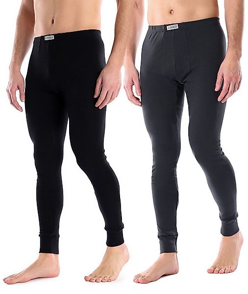 Ladeheid Lange Unterhose 2-er Pack Herren lange Thermounterhose LA40-247 (1 günstig online kaufen