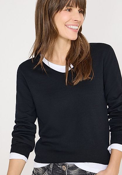 CECIL Strickpullover mit V-Ausschnitt günstig online kaufen